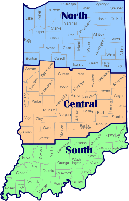 Indiana Regions - Mrs. Sirilla's Website